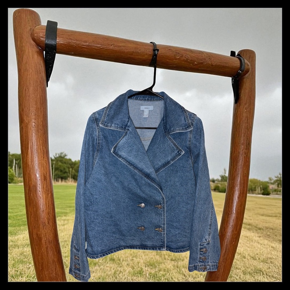 Forever 21 Blue Denim Jacket New with tag